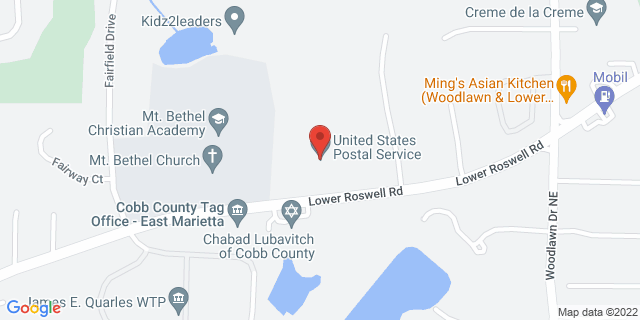 4455 Lower Roswell Rd, Marietta, Georgia, GA, 30068-9998 Map