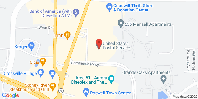 10719 Alpharetta Hwy, Roswell, Georgia, GA, 30076-2432 Map