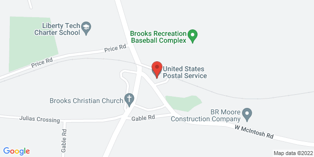 104 W Mcintosh Rd, Brooks, Georgia, GA, 30205-2110 Map