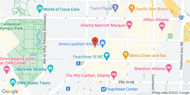 240 Peachtree St Nw Bsmt, Atlanta, Georgia, GA, 30303-9996 Map