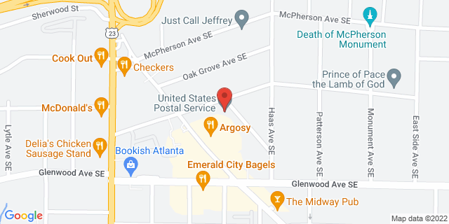 1273 Metropolitan Ave Se, Atlanta, Georgia, GA, 30316-9998 Map