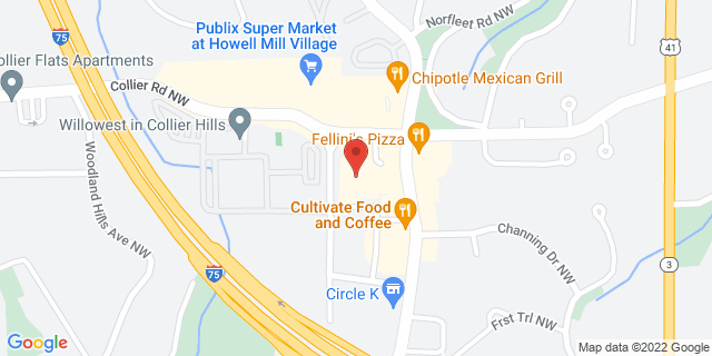 1984 Howell Mill Rd Nw, Atlanta, Georgia, GA, 30327-9998 Map