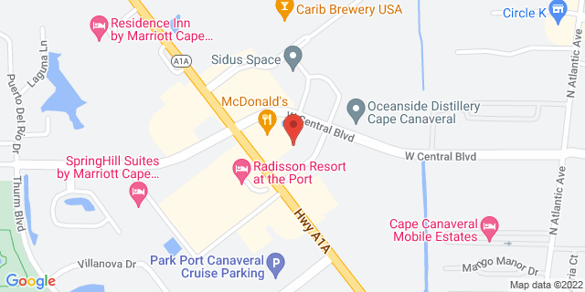 8700 Astronaut Blvd, Cape Canaveral, Florida, FL, 32920-9998 Map