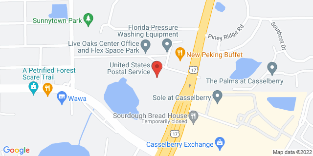 109 Live Oaks Blvd, Casselberry, Florida, FL, 32707-9998 Map