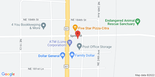 2250 E Highway 318, Citra, Florida, FL, 32113-9998 Map