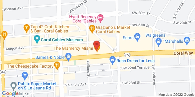 75 Miracle Mile, Coral Gables, Florida, FL, 33134-9997 Map