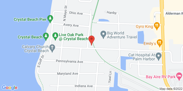 420 Crystal Beach Ave, Crystal Beach, Florida, FL, 34681-9803 Map