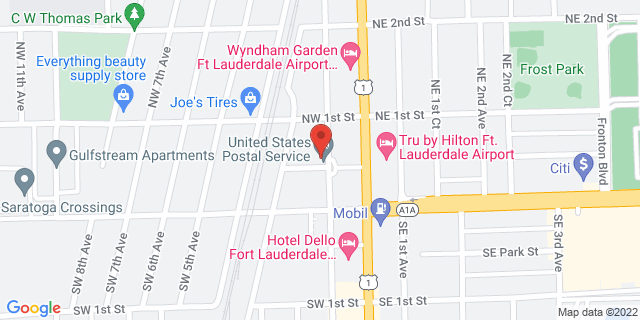 21 Nw 1St Ave, Dania, Florida, FL, 33004-9998 Map