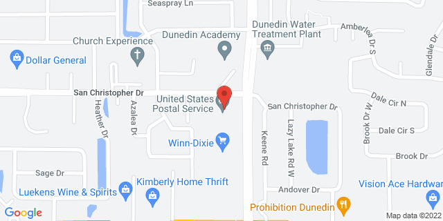 1350 County Road 1, Dunedin, Florida, FL, 34698-9998 Map