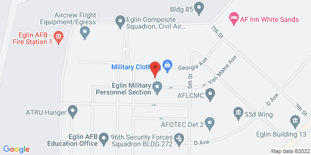 307 W Van Matre Ave, Eglin Afb, Florida, FL, 32542-9998 Map