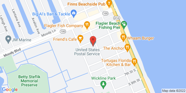 300 S Daytona Ave, Flagler Beach, Florida, FL, 32136-3607 Map