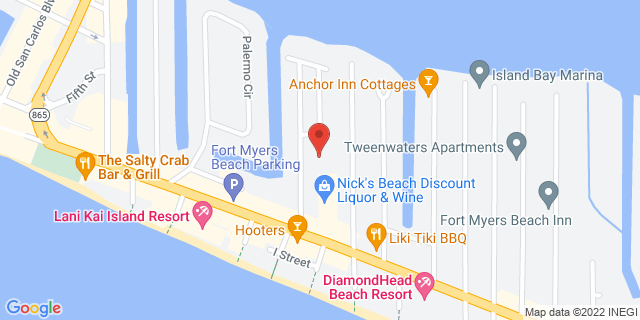 200 Carolina Ave, Fort Myers Beach, Florida, FL, 33931-9998 Map