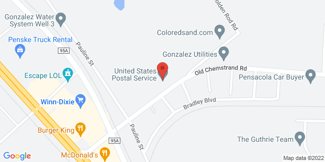 1450 Old Chemstrand Rd, Gonzalez, Florida, FL, 32560-9998 Map