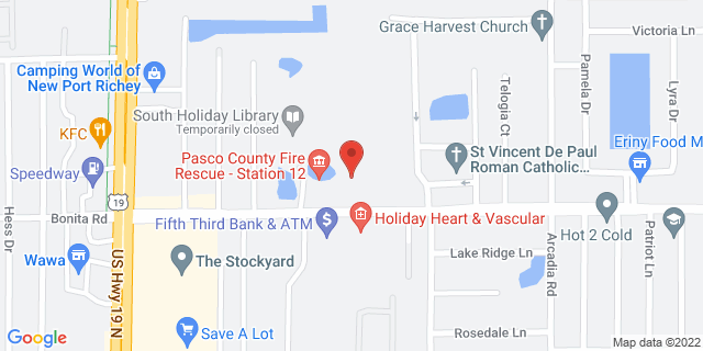 4737 Mile Stretch Dr, Holiday, Florida, FL, 34690-9998 Map