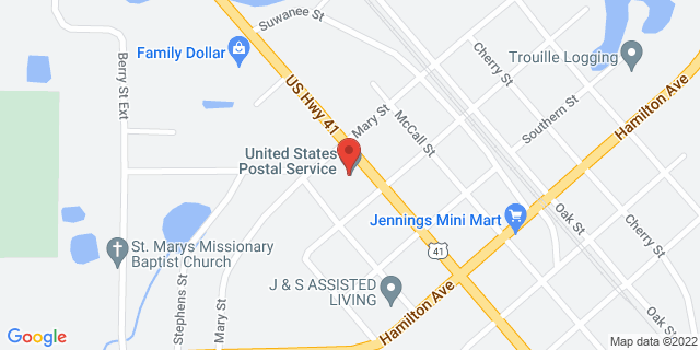 1269 Plum St, Jennings, Florida, FL, 32053-9998 Map