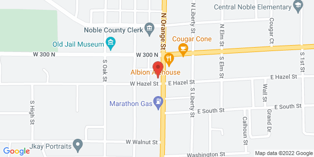 123 S Orange St, Albion, Indiana, IN, 46701-9998 Map