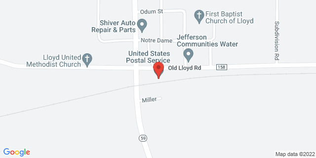 8781 Old Lloyd Rd, Lloyd, Florida, FL, 32337-9900 Map