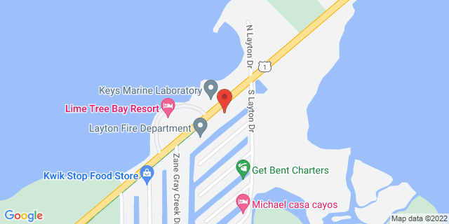 68340 Overseas Hwy, Long Key, Florida, FL, 33001-9998 Map