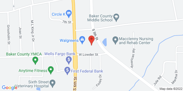 39 W Lowder St, Macclenny, Florida, FL, 32063-9998 Map