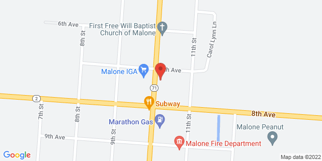 5179 7Th Ave, Malone, Florida, FL, 32445-3265 Map