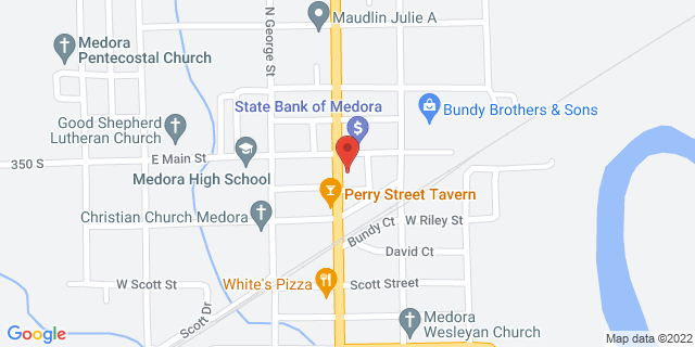 17 S Perry St, Medora, Indiana, IN, 47260-9998 Map