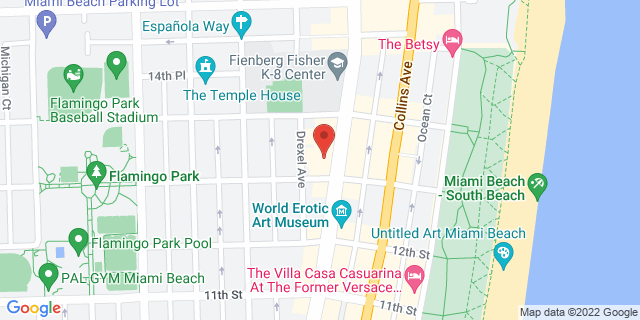 1300 Washington Ave, Miami Beach, Florida, FL, 33119-9998 Map