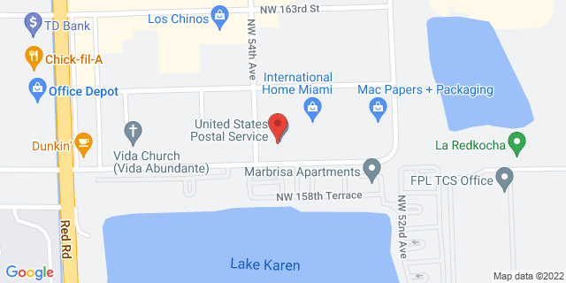 5375 Nw 159Th St, Miami Lakes, Florida, FL, 33014-9998 Map