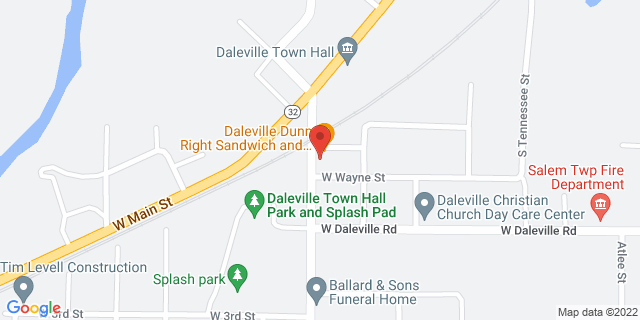 7924 S Walnut St, Daleville, Indiana, IN, 47334-9998 Map