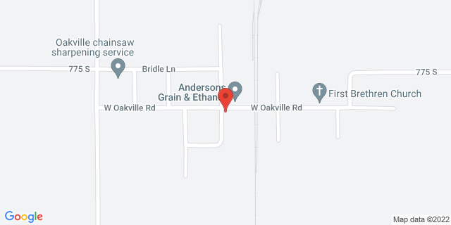 551 W Oakville Rd, Oakville, Indiana, IN, 47367-9998 Map