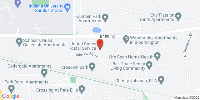 3210 E 10Th St, Bloomington, Indiana, IN, 47408-9990 Map