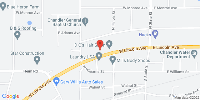 211 W Lincoln Ave, Chandler, Indiana, IN, 47610-9998 Map