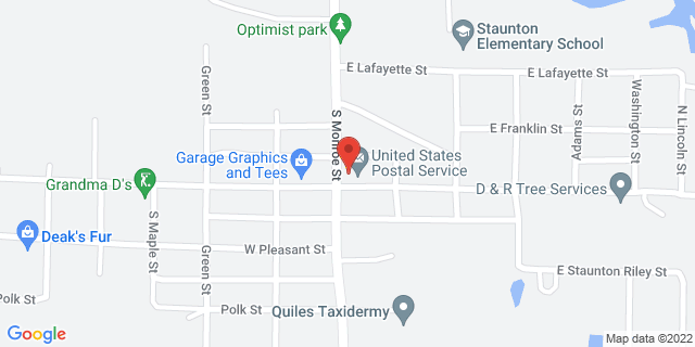 103 E Columbus St, Staunton, Indiana, IN, 47881-9998 Map