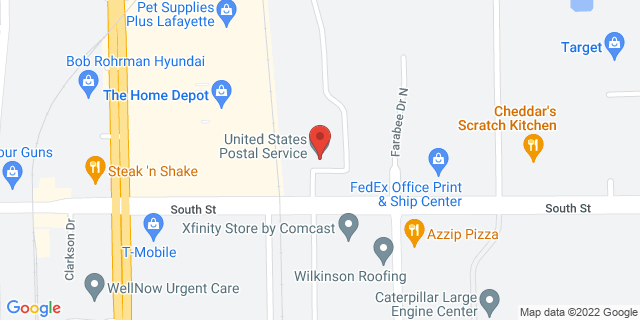 3450 South St, Lafayette, Indiana, IN, 47905-9998 Map