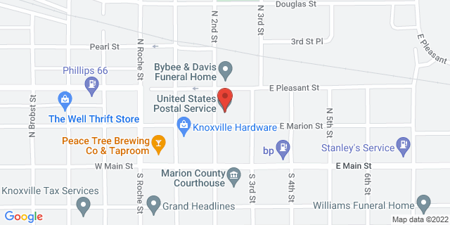 201 E Marion St, Knoxville, Iowa, IA, 50138-2505 Map