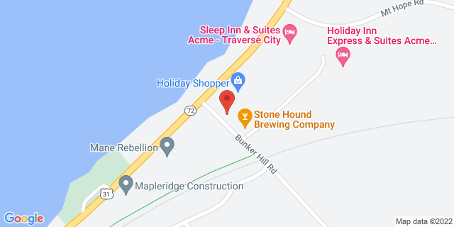 3585 Bunker Hill Rd, Acme, Michigan, MI, 49610-9800 Map