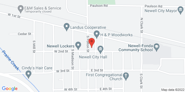 119 S Fulton St, Newell, Iowa, IA, 50568-5022 Map