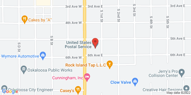 113 6Th Ave E, Oskaloosa, Iowa, IA, 52577-9998 Map