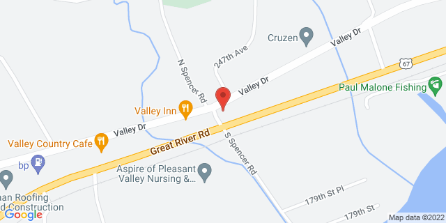 24641 Valley Dr, Pleasant Valley, Iowa, IA, 52767-9000 Map