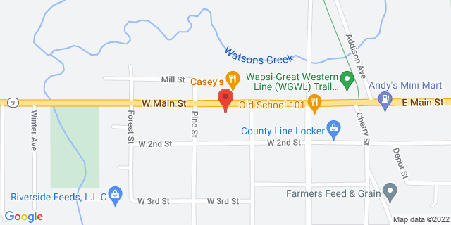 209 W Main St, Riceville, Iowa, IA, 50466-7706 Map