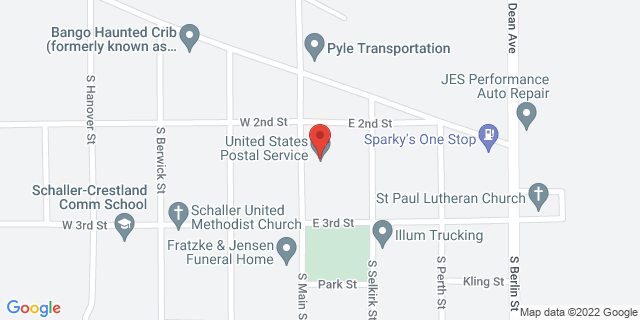 205 S Main St, Schaller, Iowa, IA, 51053-7732 Map