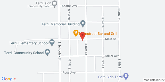 109 S State St, Terril, Iowa, IA, 51364-7706 Map