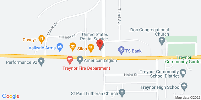 5 N Eyberg Ave, Treynor, Iowa, IA, 51575-9700 Map