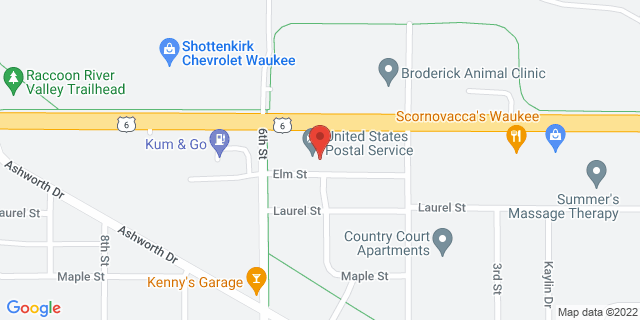 500 W Hickman Rd, Waukee, Iowa, IA, 50263-7713 Map