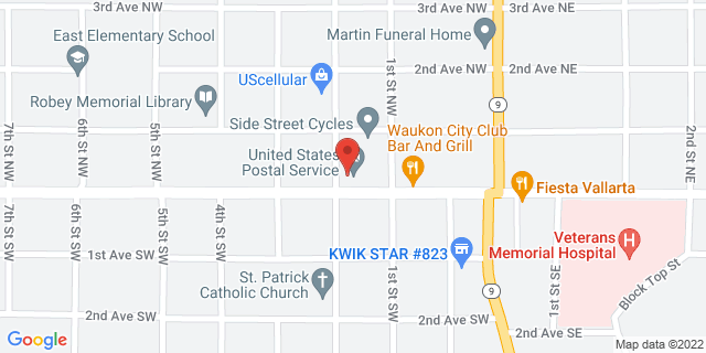 113 W Main St, Waukon, Iowa, IA, 52172-1663 Map