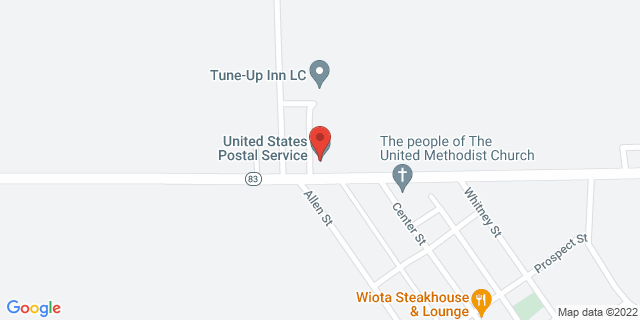 405 Pioneer Ave, Wiota, Iowa, IA, 50274-1102 Map