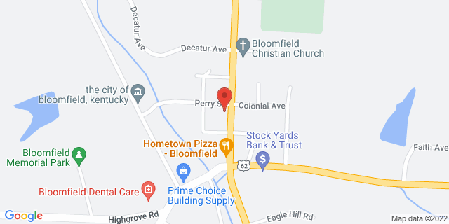 131 Taylorsville Rd, Bloomfield, Kentucky, KY, 40008-9998 Map