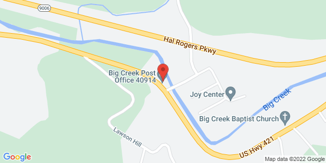 17231 S Highway 421, Big Creek, Kentucky, KY, 40914-9998 Map