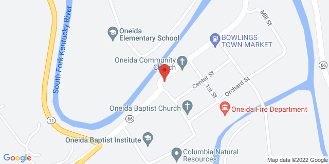 14963 N Highway 66, Oneida, Kentucky, KY, 40972-9998 Map