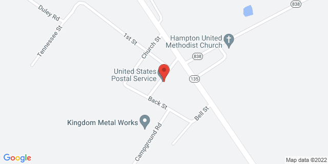 724 Main St, Hampton, Kentucky, KY, 42047-9998 Map