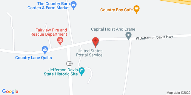 8489 Jefferson Davis Hwy, Fairview, Kentucky, KY, 42221-9998 Map